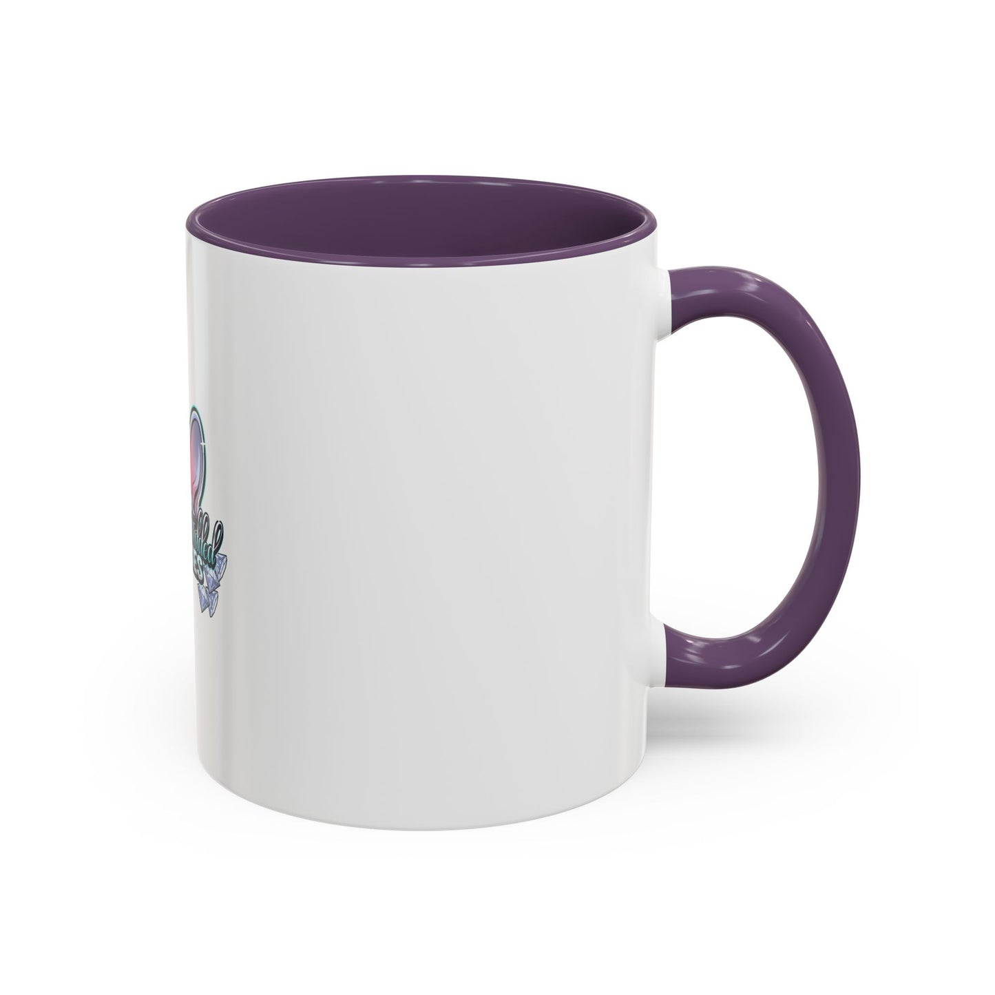Diamond Studded Frenchies Accent Coffee Mug — Cute French Bulldog Ears Design