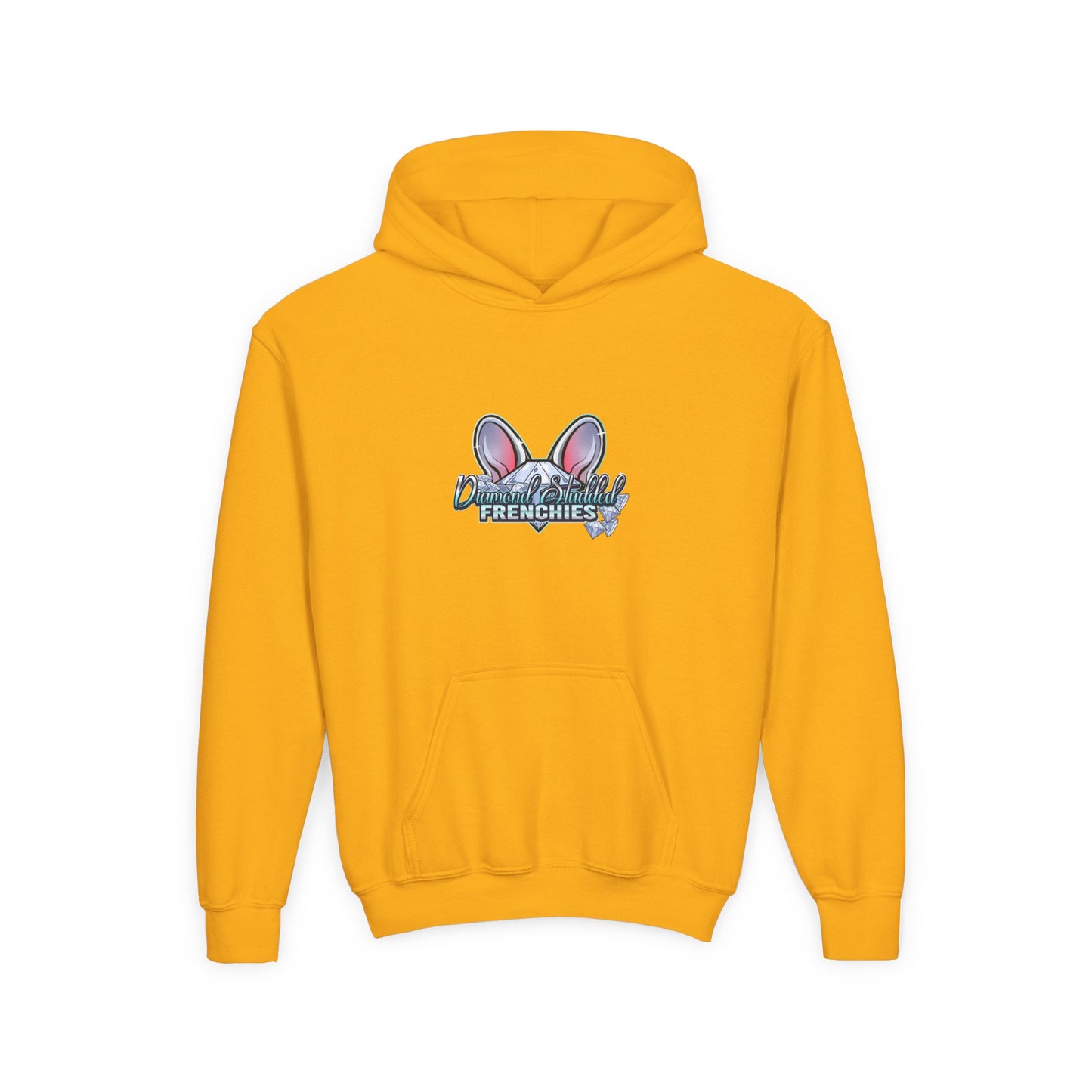 Youth Hoodie — Cute "Frenchies" Bunny Ear Design