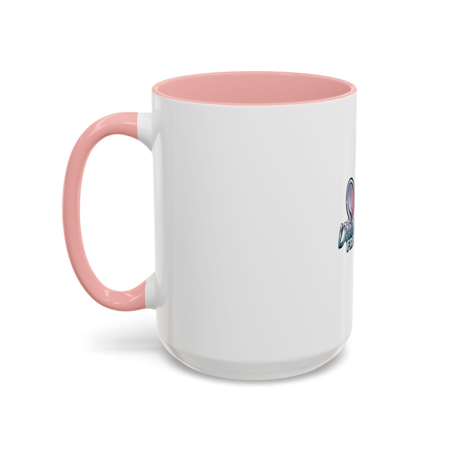 Diamond Studded Frenchies Accent Coffee Mug — Cute French Bulldog Ears Design