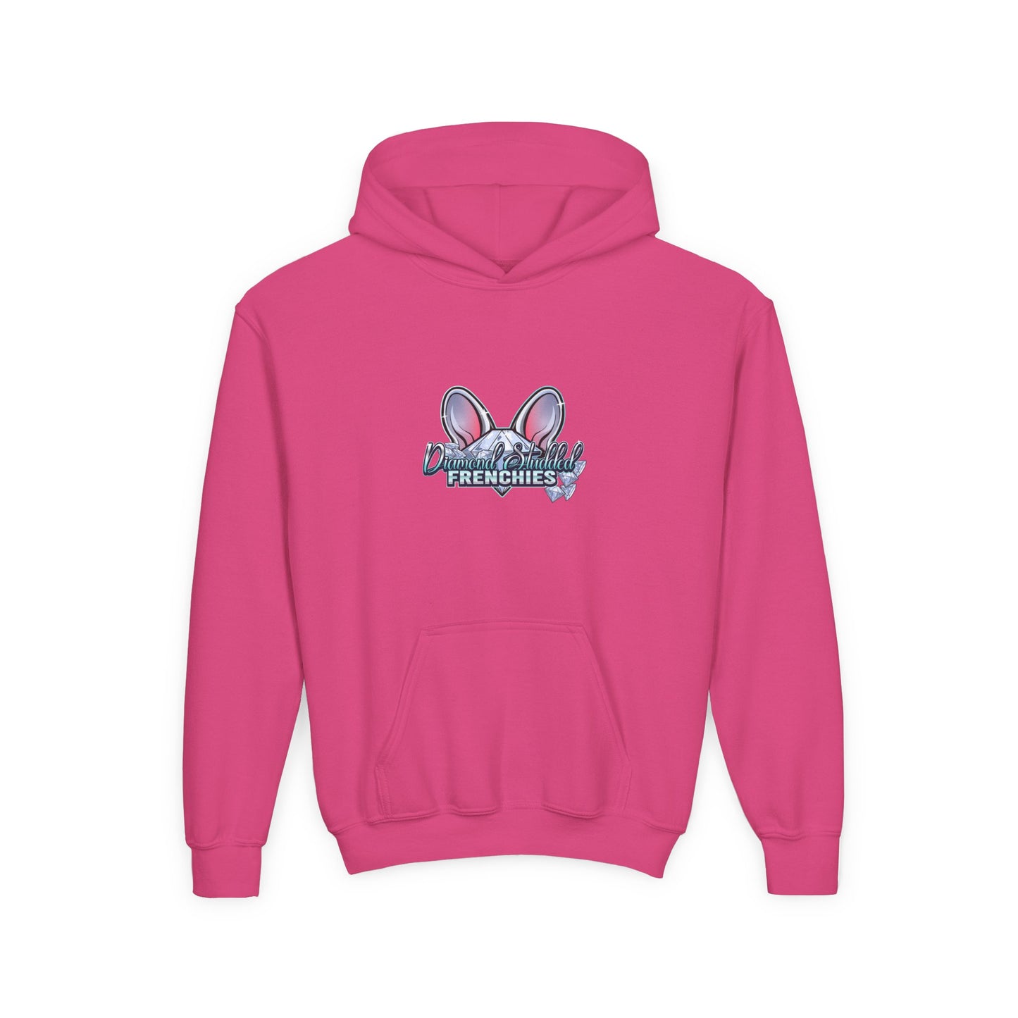 Youth Hoodie — Cute "Frenchies" Bunny Ear Design