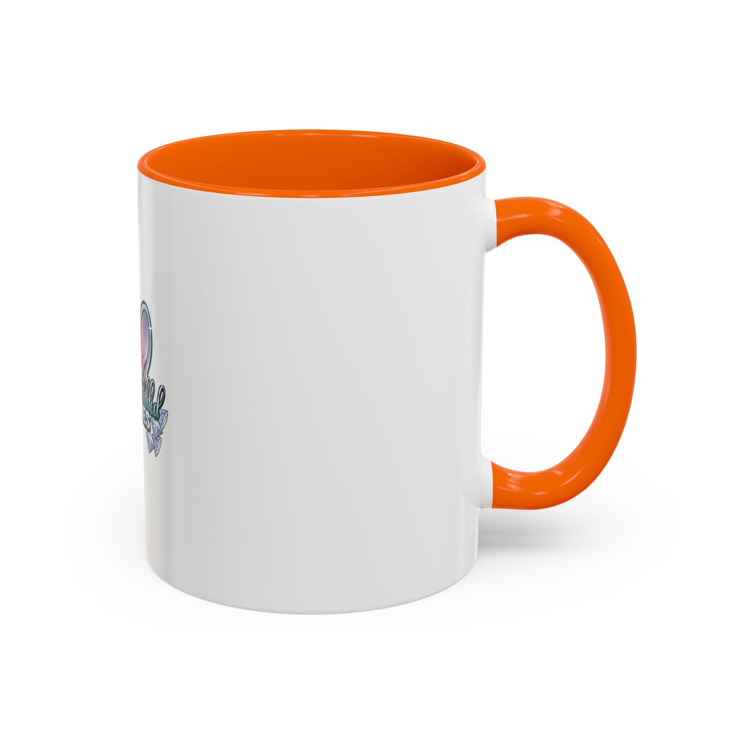 Diamond Studded Frenchies Accent Coffee Mug — Cute French Bulldog Ears Design