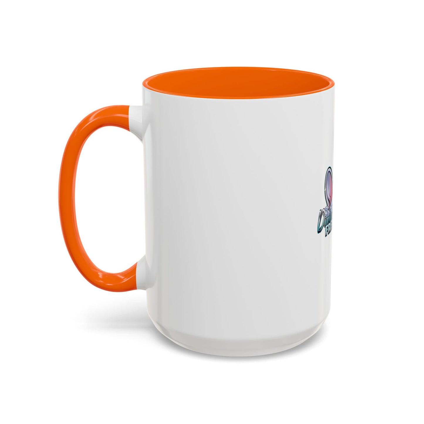 Diamond Studded Frenchies Accent Coffee Mug — Cute French Bulldog Ears Design
