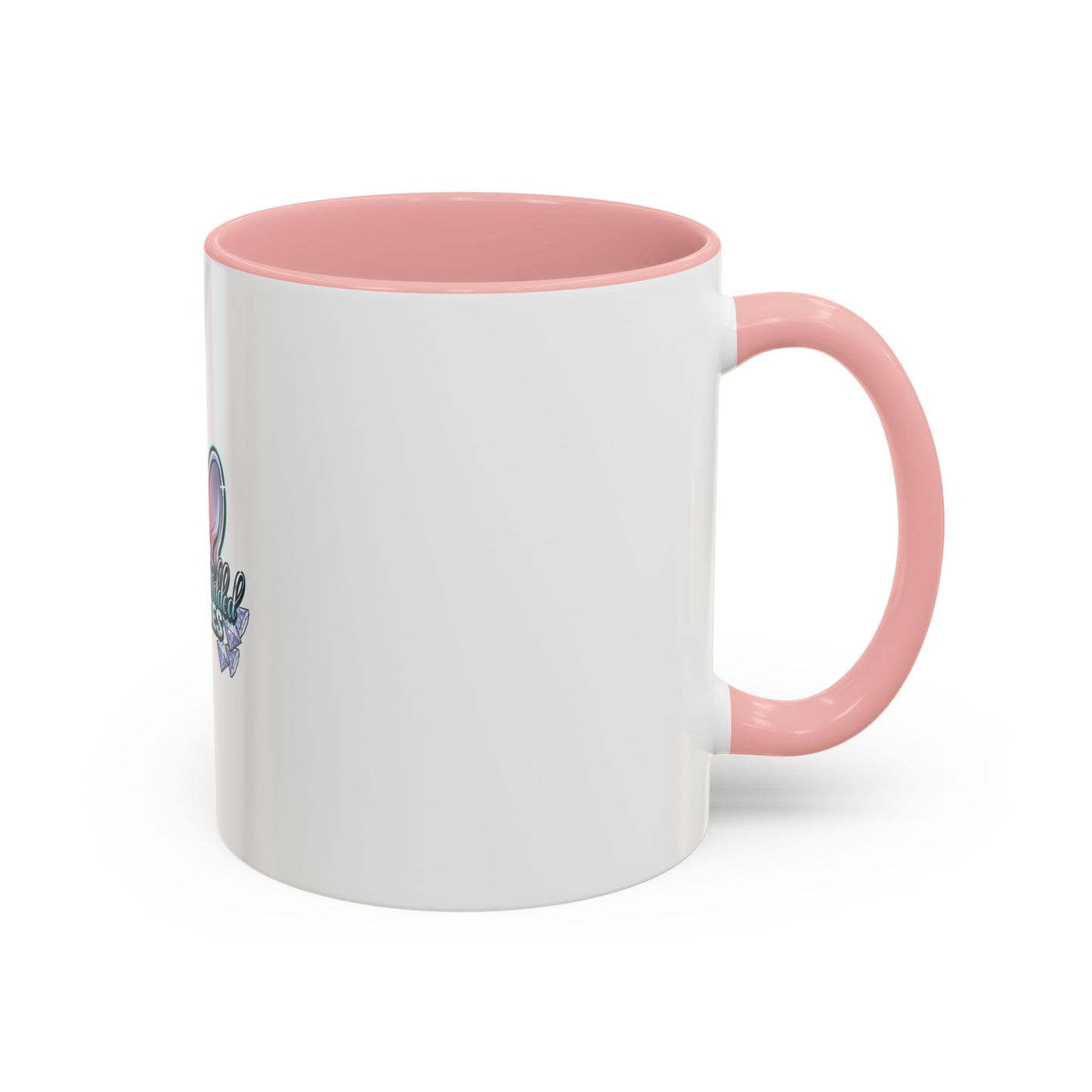 Diamond Studded Frenchies Accent Coffee Mug — Cute French Bulldog Ears Design