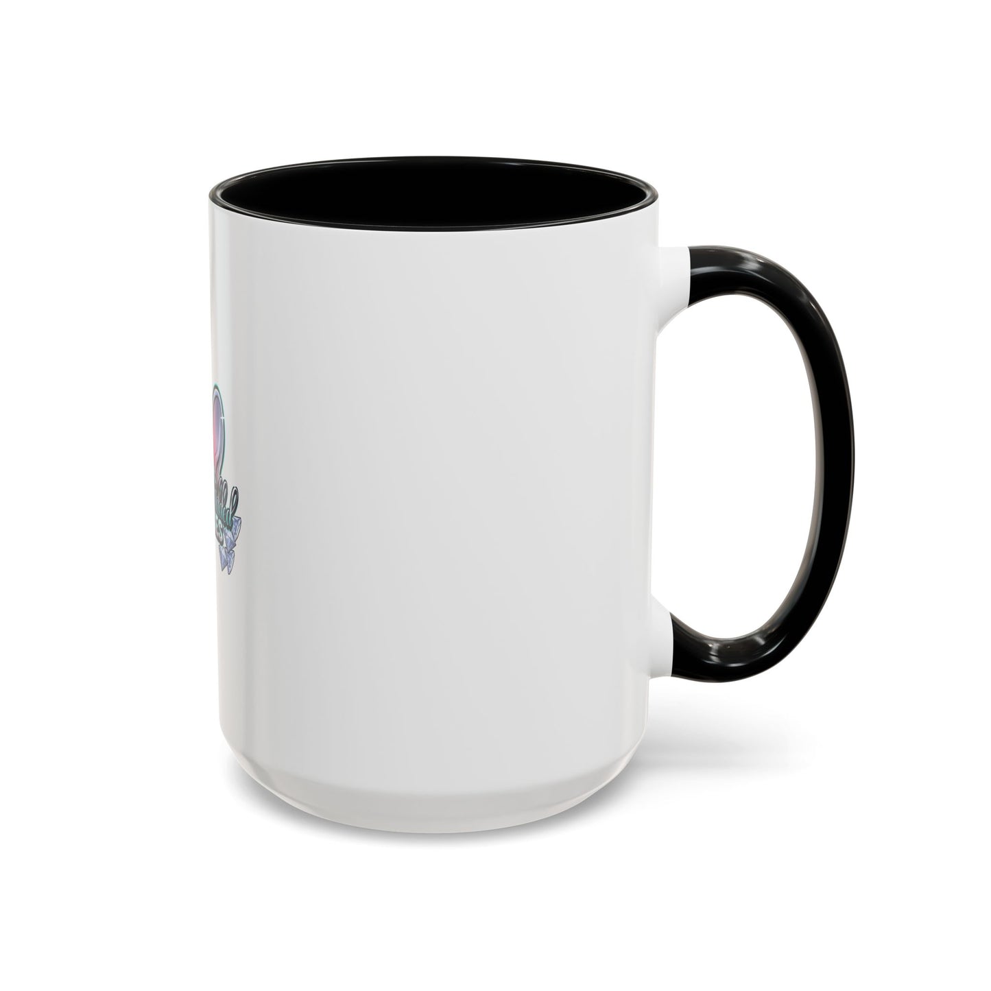 Diamond Studded Frenchies Accent Coffee Mug — Cute French Bulldog Ears Design