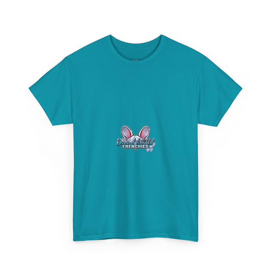 Easter Bunny Ears Graphic Tee — "Bunny Squad" Cute Pastel Chest Print T-Shirt