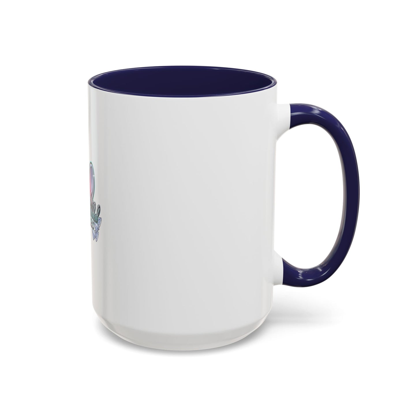 Diamond Studded Frenchies Accent Coffee Mug — Cute French Bulldog Ears Design